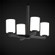 Fusion LED Chandelier in Matte Black (102|FSN-8829-10-RBON-MBLK-LED4-2800)