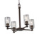 Fusion Four Light Chandelier in Matte Black (102|FSN-8420-10-SEED-MBLK)