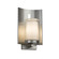 Fusion LED Outdoor Wall Sconce in Brushed Nickel (102|FSN-7591W-10-OPAL-NCKL-LED1-700)