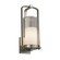 Fusion LED Outdoor Wall Sconce in Brushed Nickel (102|FSN-7584W-10-OPAL-NCKL-LED1-700)