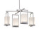 Fusion LED Outdoor Chandelier in Brushed Nickel (102|FSN-7510W-WEVE-NCKL)