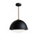 Fusion Two Light Pendant in Matte Black w/ Brass (102|FSN-4001-OPAL-MBBR)