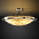 LumenAria Six Light Semi-Flush Mount in Brushed Nickel (102|FAL-9682-35-NCKL)