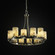 LumenAria LED Chandelier in Matte Black (102|FAL-8768-10-MBLK-LED12-8400)