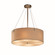 Textile LED Pendant in Brushed Nickel (102|FAB-9532-CREM-NCKL-F1-LED6-4200)