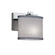 Textile One Light Wall Sconce in Polished Chrome (102|FAB-8447-30-GRAY-CROM)