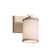 Textile LED Wall Sconce in Brushed Brass (102|FAB-8441-10-WHTE-BRSS-LED1-700)