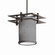 Textile One Light Pendant in Brushed Nickel (102|FAB-8165-10-GRAY-NCKL-BKCD)