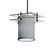 Textile One Light Pendant in Polished Chrome (102|FAB-8165-10-GRAY-CROM-BKCD)