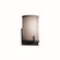Textile LED Wall Sconce in Matte Black (102|FAB-5531-GRAY-MBLK-LED1-700)
