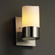 CandleAria One Light Wall Sconce in Dark Bronze (102|CNDL-8761-14-CREM-DBRZ)