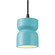 Radiance One Light Pendant in Reflecting Pool (102|CER-6500-RFPL-MBLK-BKCD)