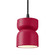 Radiance One Light Pendant in Cerise (102|CER-6500-CRSE-MBLK-BKCD)