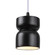 Radiance One Light Pendant in Carbon - Matte Black (102|CER-6500-CRB-MBLK-WTCD)