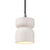 Radiance One Light Pendant in Bisque (102|CER-6500-BIS-CROM-BKCD)