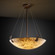 Alabaster Rocks Six Light Pendant in Matte Black (102|ALR-9642-35-MBLK)