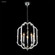 Lantern Five Light Chandelier in Silver (64|96794S22)