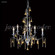 Murano Six Light Chandelier in Silver (64|96326S2GTE)