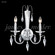 Sculptured Crystal Leaf Two Light Wall Sconce in Silver (64|96272S00)