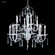 Contemporary 12 Light Chandelier in Silver (64|40709S22)