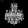 Charleston Eight Light Chandelier in Bronze (64|40678BZ11)