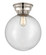 Franklin Restoration One Light Flush Mount in Polished Nickel (405|623-1F-PN-G204-12)