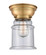 Franklin Restoration LED Flush Mount in Brushed Brass (405|623-1F-BB-G184-LED)