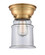 Franklin Restoration LED Flush Mount in Brushed Brass (405|623-1F-BB-G182-LED)