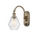 Ballston LED Wall Sconce in Antique Brass (405|518-1W-AB-G654-6-LED)