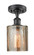 Ballston LED Semi-Flush Mount in Matte Black (405|516-1C-BK-G116-LED)
