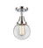 Caden One Light Flush Mount in Polished Chrome (405|447-1C-PC-G202-6)