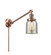 Franklin Restoration LED Swing Arm Lamp in Antique Copper (405|237-AC-G58-LED)