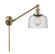 Franklin Restoration LED Swing Arm Lamp in Antique Brass (405|237-AB-G74-LED)