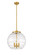 Ballston Three Light Pendant in Satin Gold (405|221-3S-SG-G1213-16)