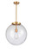 Franklin Restoration LED Pendant in Satin Gold (405|221-1S-SG-G204-16-LED)