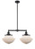 Franklin Restoration LED Island Pendant in Oil Rubbed Bronze (405|209-OB-G541-LED)