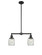 Franklin Restoration LED Island Pendant in Matte Black (405|209-BK-G302-LED)