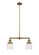 Franklin Restoration LED Island Pendant in Brushed Brass (405|209-BB-G513-LED)