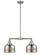 Franklin Restoration Two Light Island Pendant in Black Antique Brass (405|209-BAB-G58-CE)