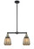 Franklin Restoration LED Island Pendant in Black Antique Brass (405|209-BAB-G146-LED)