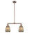 Franklin Restoration LED Island Pendant in Antique Copper (405|209-AC-G146-LED)