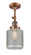 Franklin Restoration LED Semi-Flush Mount in Antique Copper (405|201F-AC-G262-LED)