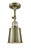 Franklin Restoration LED Semi-Flush Mount in Antique Brass (405|201F-AB-M9-AB-LED)