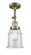 Franklin Restoration LED Semi-Flush Mount in Antique Brass (405|201F-AB-G182-LED)