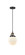 Franklin Restoration One Light Mini Pendant in Black Antique Brass (405|201CSW-BAB-G201-6)