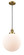 Franklin Restoration One Light Mini Pendant in Brushed Brass (405|201C-BB-G201-12)