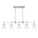 Xidane Five Light Linear Chandelier in Brushed Nickel (47|19748)