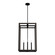 Squire Manor Four Light Pendant in Matte Black (47|19677)