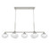 Saddle Creek Seven Light Linear Chandelier in Brushed Nickel (47|19492)