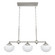 Saddle Creek Three Light Linear Chandelier in Brushed Nickel (47|19488)